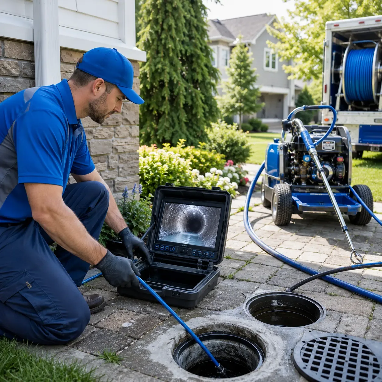 Outdoor drain cleaning professionals serving Hasbrouck Heights, NJ
